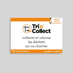 Panneau chantier responsable